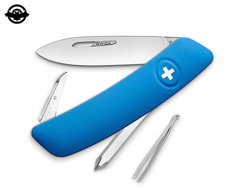 картинка Нож SWIZA D02, голубой KNI.0020.1030 (4007319)