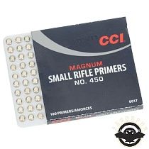 Капсюль CCI 450 MAG SMALL RIFLE PRIMER (223Rem, 308Palma) 100шт (3003394)