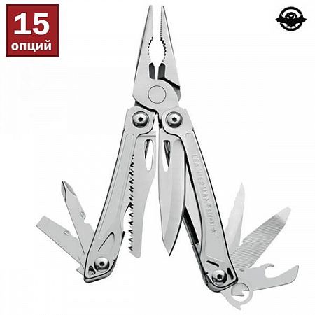 картинка Мультитул Leatherman Sidekick в синтетическом чехле, карабин (4000896)