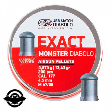 Кулі JSB Exact Jumbo Monster 0,87 4.5mm 200шт/уп (14530570)