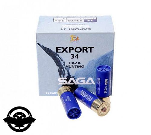 картинка Патрон гладкоствольный SAGA Export кал 12, 34 гр, №3 FW без контейнера 25 шт/уп (8606966)