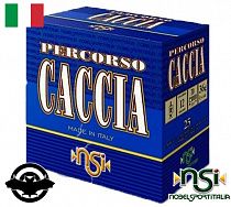 Патрон гладкоствольный NOBEL Percorso Caccia кал 12, 36 гр, №4 в контейнере 25 шт/уп (9403124)
