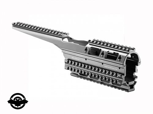 Система планок FAB для AK 47/74, 5 планок, алюміній, чорна VFRAK (7000421)