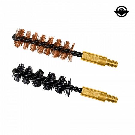 картинка Набор ершиков латуный и нейлоновый / .38 cal Bore Brush 2 Pack (1 nylon/1 bronze) FG-338-NB