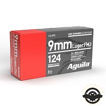 картинка Патрон 9х19 Aguila Luger FMJ 124 grs/8.42gr ( к / 1E092110)