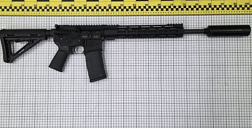 Карабін DIAMONDBACK DB15 300BLK SBR, 12" M-Lok Anti rotation V4 rail + кейс + глушник Nielson Відмінний стан