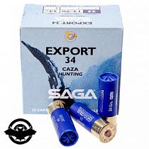 картинка Патрон гладкоствольный SAGA Export кал 12, 34 гр, №0 FW без контейнера 25 шт/уп (8606965)