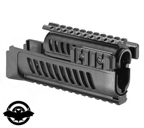 Цівка тактична FAB для AK 47/74, 4 планки, чорна AKL47B (7000420)