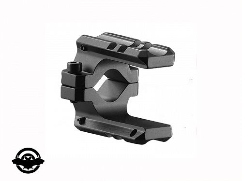 картинка Планка Picatinny FAB Defense для крепления на ствол, двойная, алюминиевая, черная BDR2 (7000446)