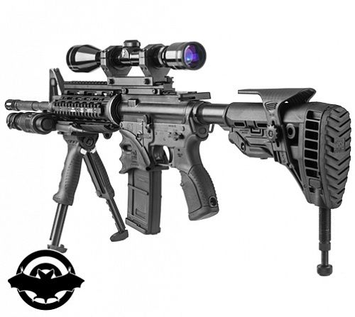 Щока регульована FAB для приклада GLR 16, чорна