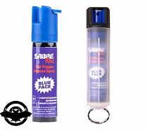 картинка Балон газовый SABRE Red Blue Face, спрей, синий маркер с брелком (4290036)