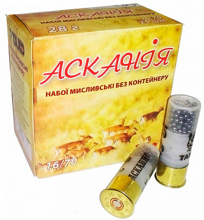 картинка Патрон ТАХО Аскания 16/70, №0 без контейнера (2/Т/193)