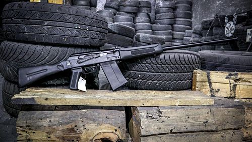 Рушниця Сайга 12С 12/76 570мм + 2 магазина Ідіальний стан