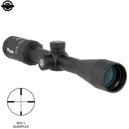 картинка Прицел оптический SIG Optics Whiskey 3 4-12x40mm, 1 Inch, SFP, BDC-1 QUADPLEX SOW34204 (5003294)