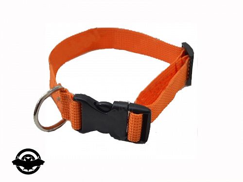 картинка Ошейник капроновый Волмас 25 мм, оранжевый (1020)