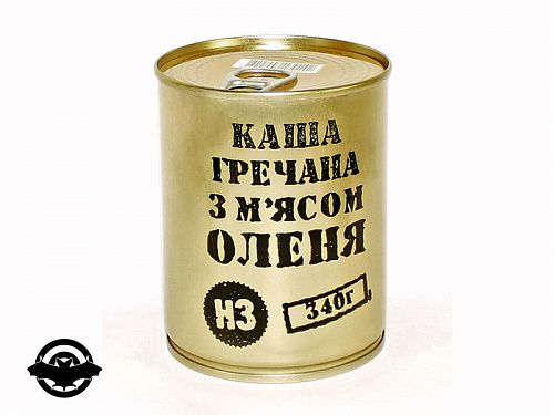 картинка Консервы мясо-растительные "Каша гречневая с мясом оленя" (М/13)