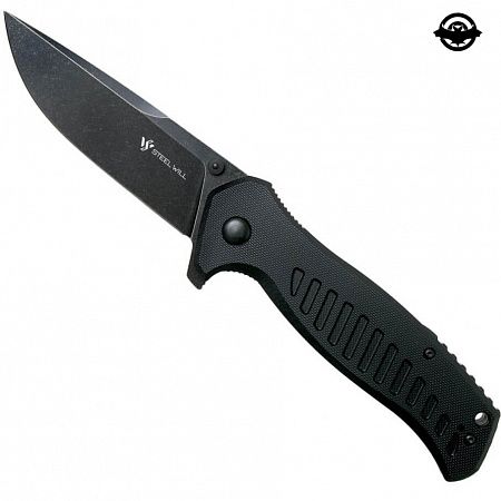 картинка Нож Steel Will Barghest черный stonewash SWF37-03 (4008152)