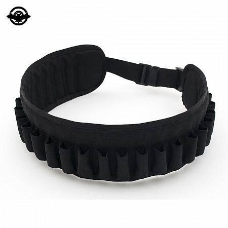 Пояс-патронташ 24х12кал. Чорный 3001-1к