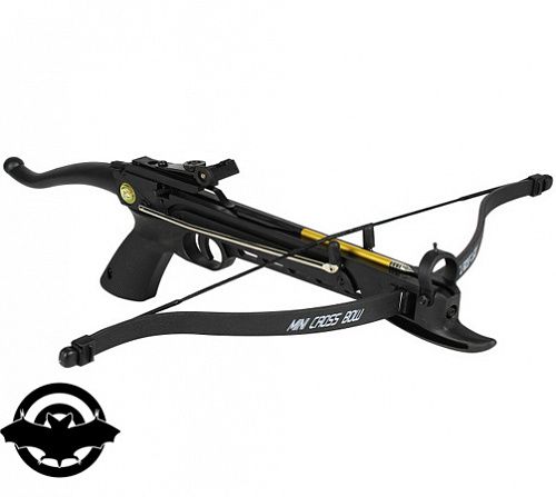 картинка Арбалет Man Kung MK-80A4PL, рекурсивный, пистолетного типа, пластик, рукоять черная (1000051)