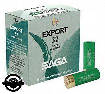 картинка Патрон гладкоствольный SAGA Export кал 12, 32 гр, №5 в контейнере 25 шт/уп (8601027)