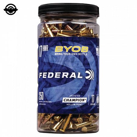 картинка Патрон 17HMR FEDERAL Champion 17gr (1,10г) JHP 250шт/уп (3003679)