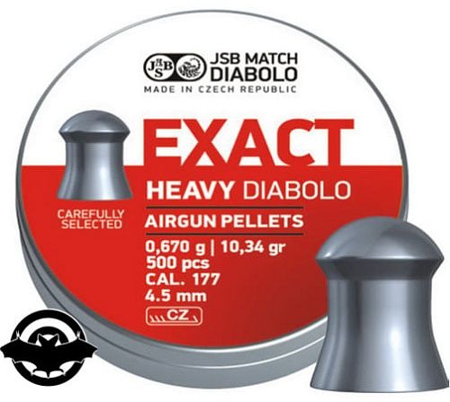 Кулі JSB Diabolo Exact Heavy 4.52mm 0.67 (500шт/уп) 14530523