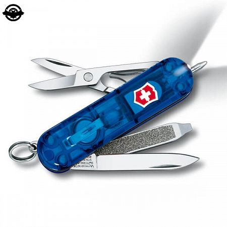 картинка Нож Victorinox Signature Lite blu, с ручкой. прозрачный 0.6226.T2 (4001157)