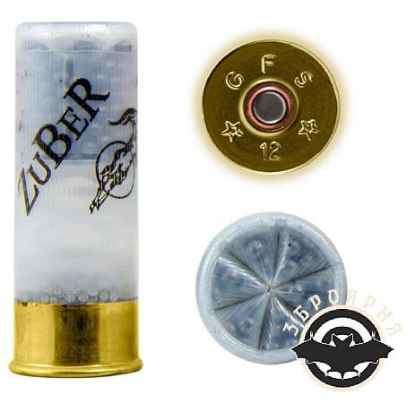 картинка Патрон охотничий Zuber Bior №0 (Б/К) k.12/12/70 (4.25 мм) 32 г 25шт/уп (3003498)