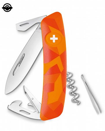 картинка Нож SWIZA C03, orange fern KNI.0030.2060 (4007344)
