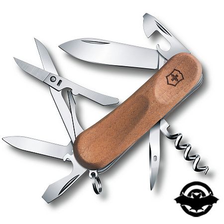 картинка Нож Victorinox Delemont EvoWood 14, 85 мм, орех 2.3901.63 (4000115)