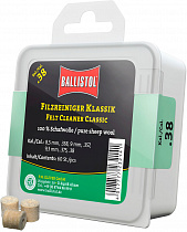 картинка Патч Ballistol для чистки шерстяной классический 9мм 60шт/уп. (4290097)