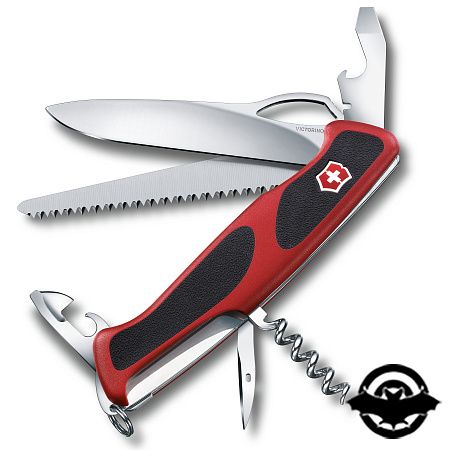 картинка Нож Victorinox Delemont RangerGrip 79, 130 мм, красно-черный (0.9563.MC) 4000099