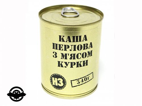 Консерва м'ясо-рослинна "Каша перлова з курицей" 0,34ж\бан (М/17)