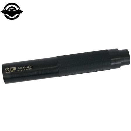 картинка Глушитель STEEL 7,62мм 24x1,5 (Сайга) Gen II (016.000.000 -79)