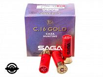 картинка Патрон гладкоствольный SAGA Gold кал 16, 28 гр, №5 в контейнере 25 шт/уп (8606758)