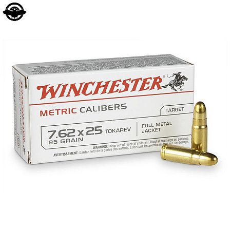 Патрон 7,62x25 Winchester ТТ 85gr FMJ (  к   /Г/0004) Патрон 7,62x25 Winchester ТТ 85gr FMJ (  к   /Г/0004)