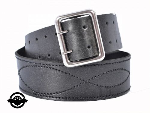 Ремінь портупейний №3 VOLMAS, шкіра чорний 1,3м (5053/1)